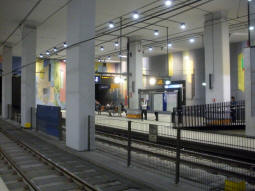 Looking across to the northbound island platform from the southbound