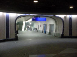 Looking towards the platforms from the concourse