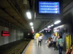 Northbound platform