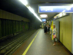 Westbound platform