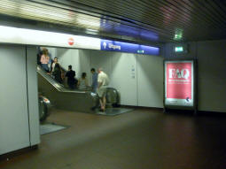 Exit from westbound platform