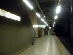 Westbound platform