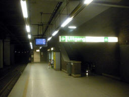 Westbound platform