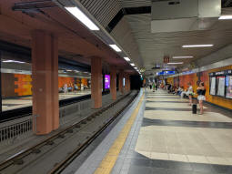 Platforms from the westbound