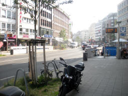 Entrances to the underground station