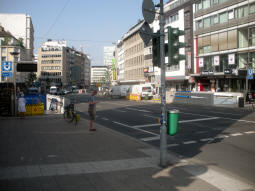 Entrances to the underground station