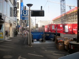 Entrance to the underground station