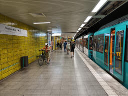 Northeast-bound platform