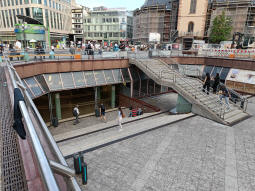 One of the entrances from Hauptwache itself