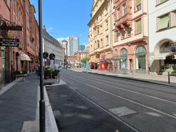 Westbound platform near right and eastbound in the distance