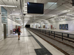 The platforms from the southbound