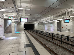 The platforms from the southbound