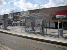 Looking across to the island platform (trams to Clifton South side nearest)