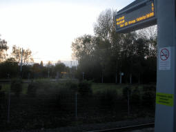 Looking across to the Phoenix Park branch platforms from the Hucknall branch platforms