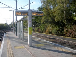 New Passenger Information Displays on the Phoenix Park branch platforms