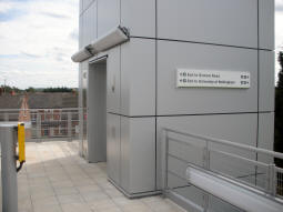 The lift at the other side of the A52 from the stop