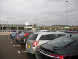 Platform C seen from across the car park