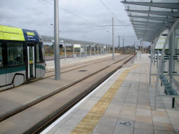 Looking along platform B in the direction of Nottingham