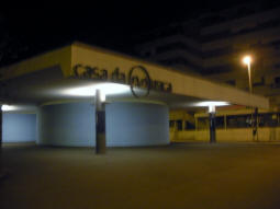 The surface building which is primarily for a connected bus station