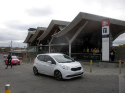 The station entrance