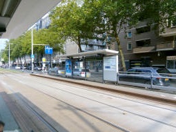The eastbound platform from the westbound