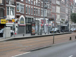 Westbound platform for trams from the east