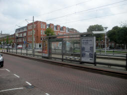 The stop with the platform for trams to Charlois nearest