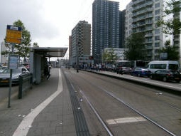 The platforms from the northbound