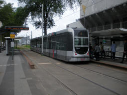 The platforms from by the one for trams to Keizerswaard